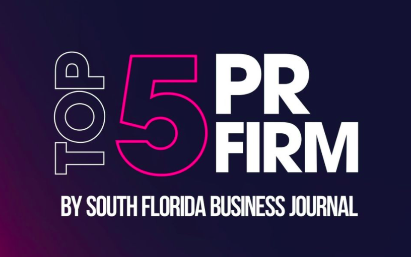 Top 5 PR firm, south florida business journal boardroompr,