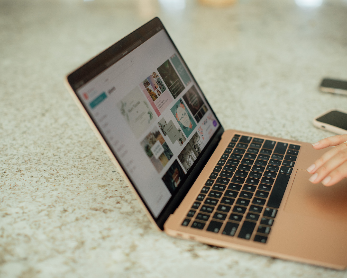 Mastering the Future of Content Creation with Canva AI - Image of laptop with Canva platform on the screen