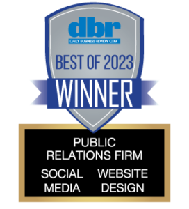DBR 2023 public relations social media winner